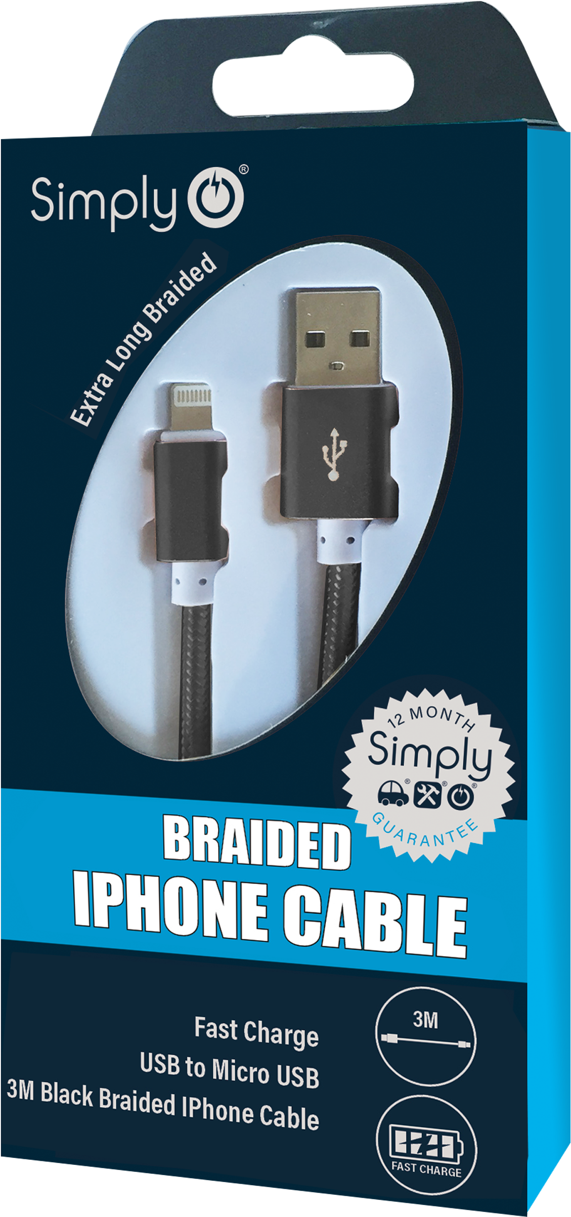 Braided Iphone Cable - Remove Thyself From Mine Path (2405x2405), Png Download