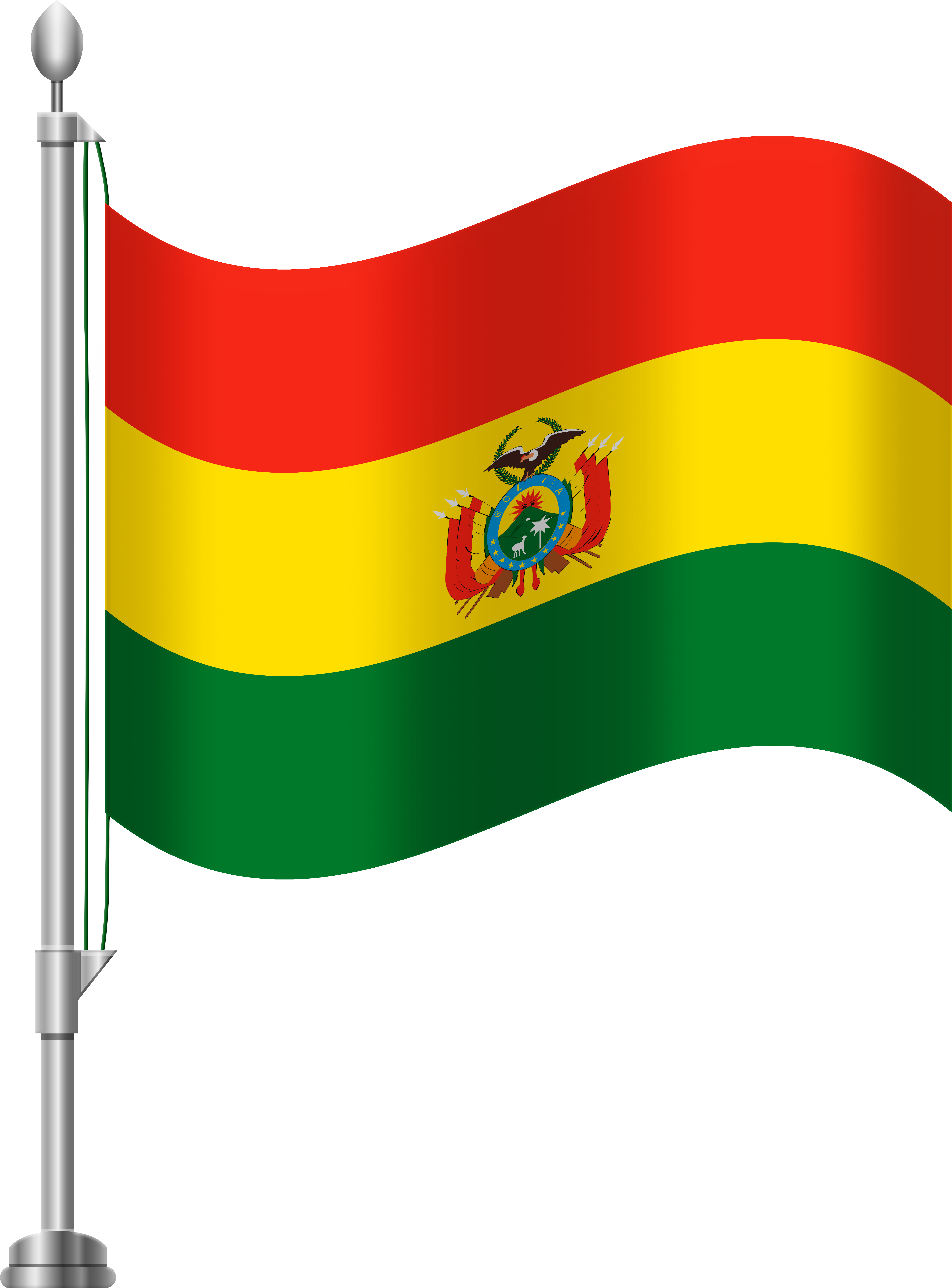 Bolivia Flag Png Clip Art (6141x8000), Png Download