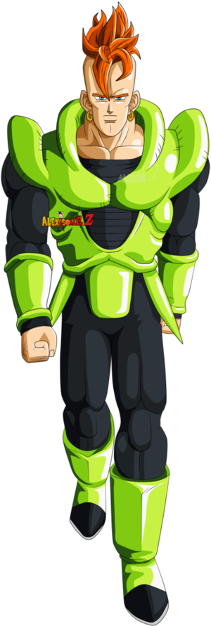 Android 16 By Alexiscabo1 - Dragon Ball Z Characters Android 16 (894x894), Png Download