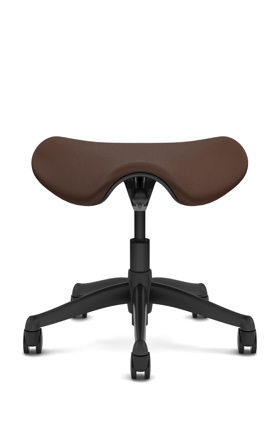Humanscale Freedom Saddle Seat - Back Of Office Chair Png (946x1500), Png Download