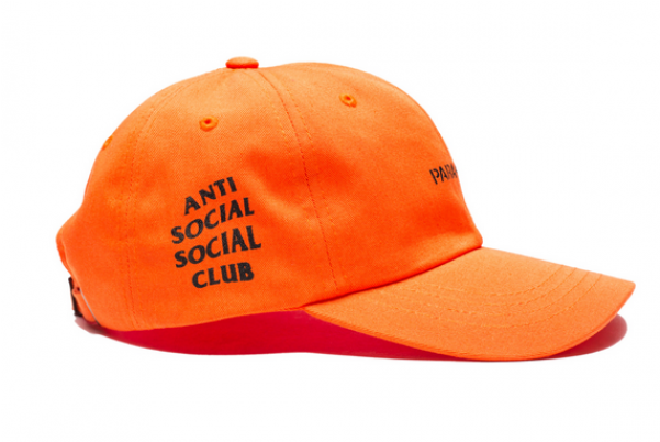 Undefeated X Anti Social Social Club Paranoid Hat Orange - Anti Social Social Club X Undefeated Cap (600x600), Png Download