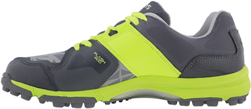 Grays Flash Hockey Junior Hockey Shoes - Grey/yellow (500x500), Png Download