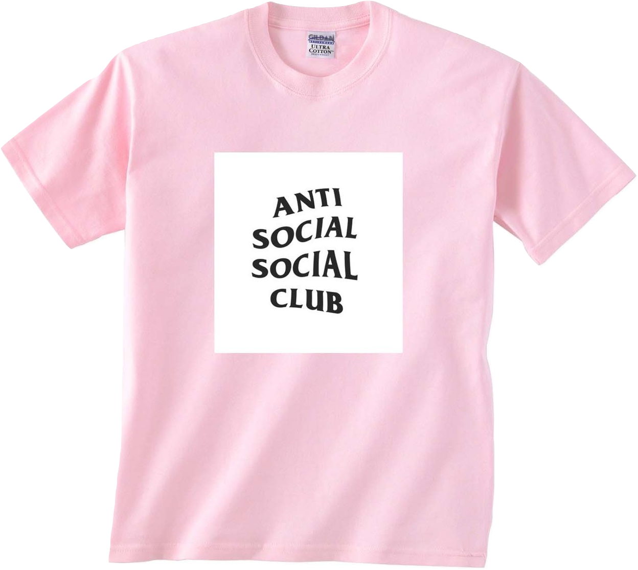 Anti Social Social Club Club - Anti Social Social Club Pink Tee (1290x1170), Png Download