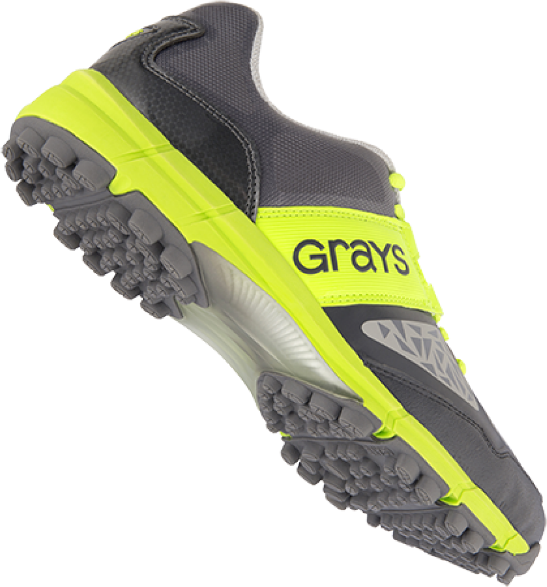 Grays Flash Junior Hockey Shoe Grey,silver Green 2018/19 - Grays Flash Hockey Shoes - Mens - Grey/yellow - Uk (1200x1200), Png Download