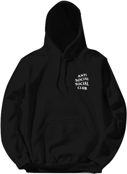 Anti Social Social Club - Hoodie (660x690), Png Download