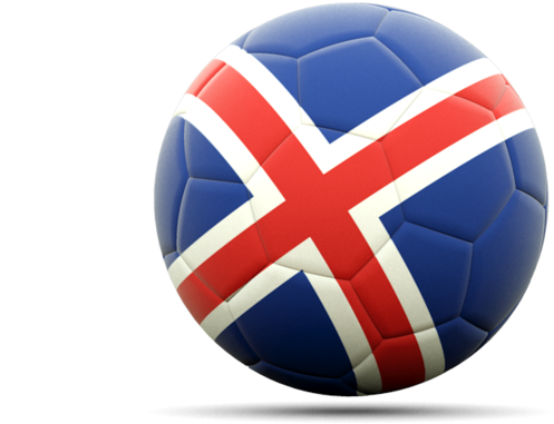 Illustration Of Flag Of Iceland - Iceland Flag Football (640x480), Png Download