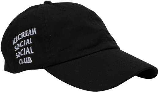 Sold Out Icecream Social Social Club Hat Black - Baseball Cap (600x600), Png Download