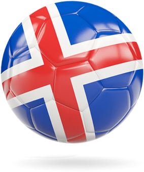 Illustration Of Flag Of Iceland - Soccer Ball Iceland Png (640x480), Png Download