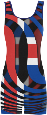 The Flag Of Iceland Classic One Piece Swimwear - Active Tank (500x500), Png Download