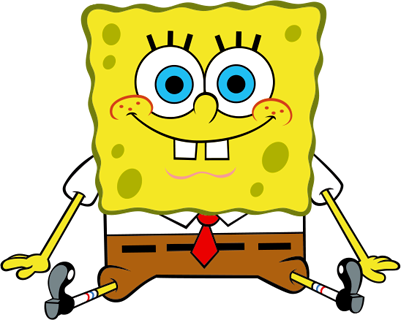 Bob Esponja Em Png - Spongebob Squarepants (401x320), Png Download