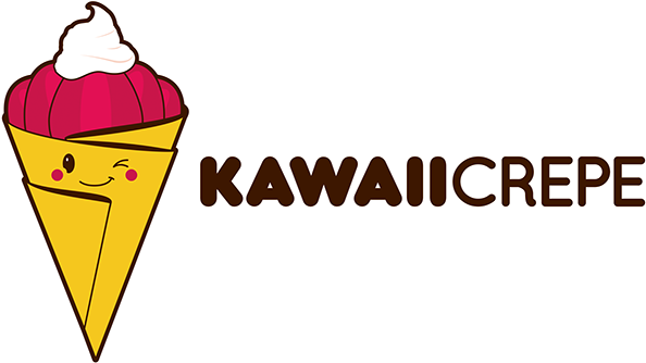 Kawaii Crepe Logo (600x358), Png Download
