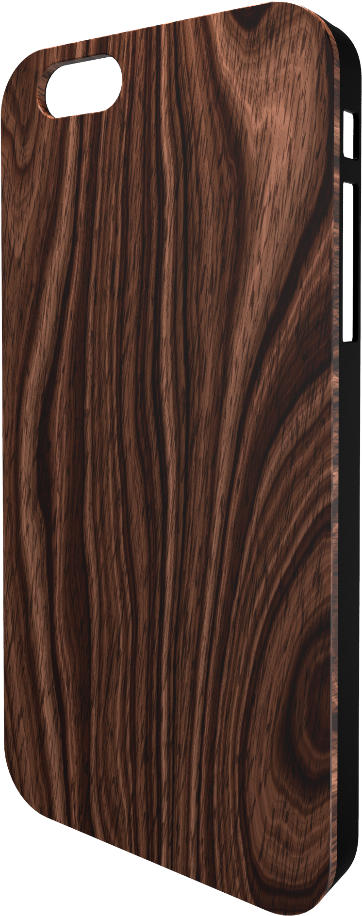 Real Wood Phone Cases - Wood Phone Case Black (2000x2000), Png Download
