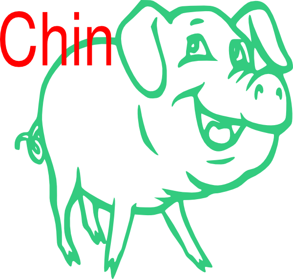 How To Set Use Green Pig Chen Clipart - Dont Go Bacon My Heart Svg (600x573), Png Download