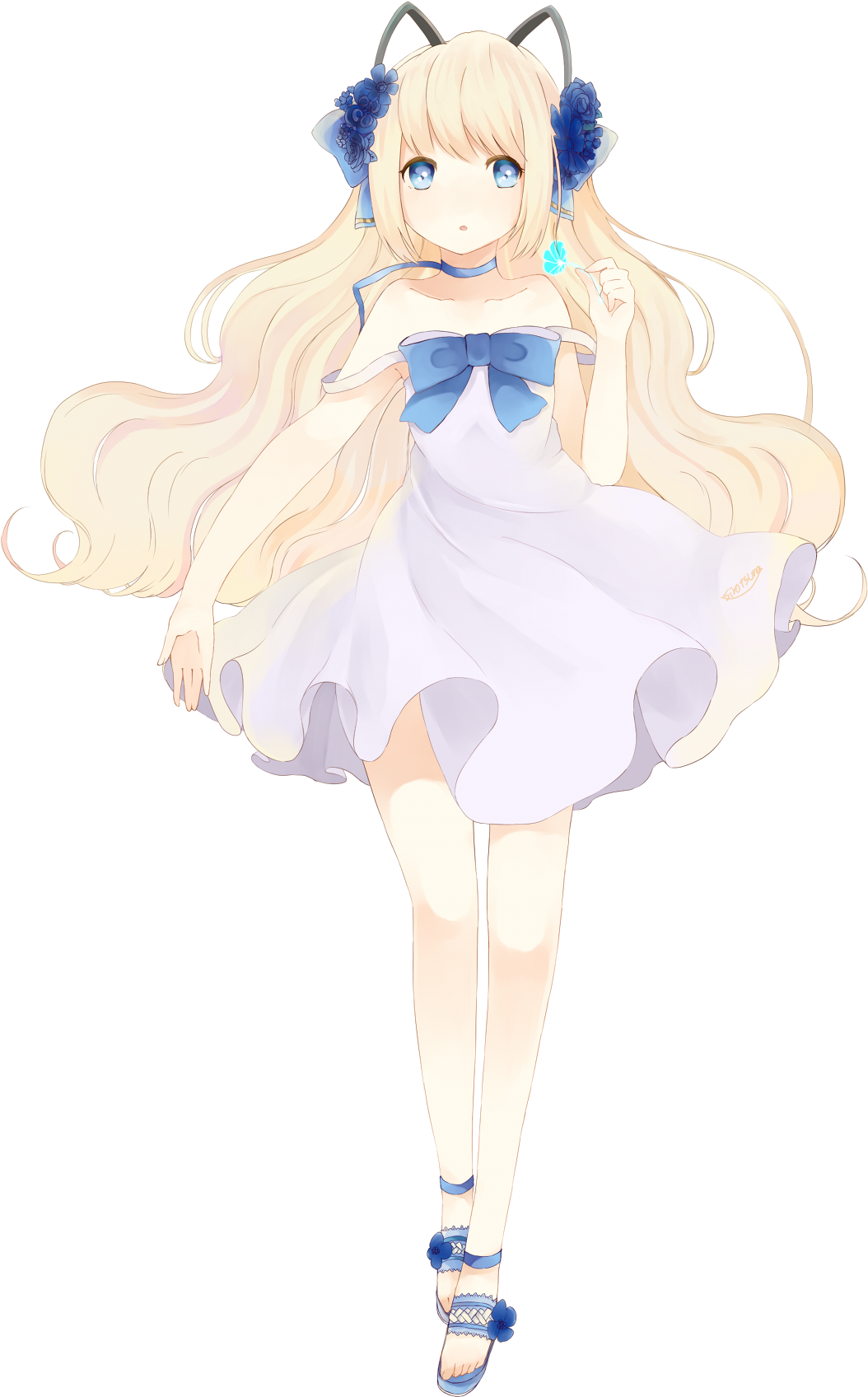 She Is A Cat Girl - Sad Catgirl Transparent (1229x1851), Png Download