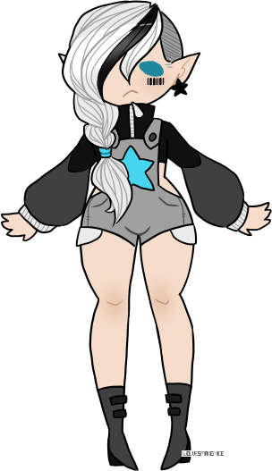 Cat Girl - Cartoon (304x527), Png Download