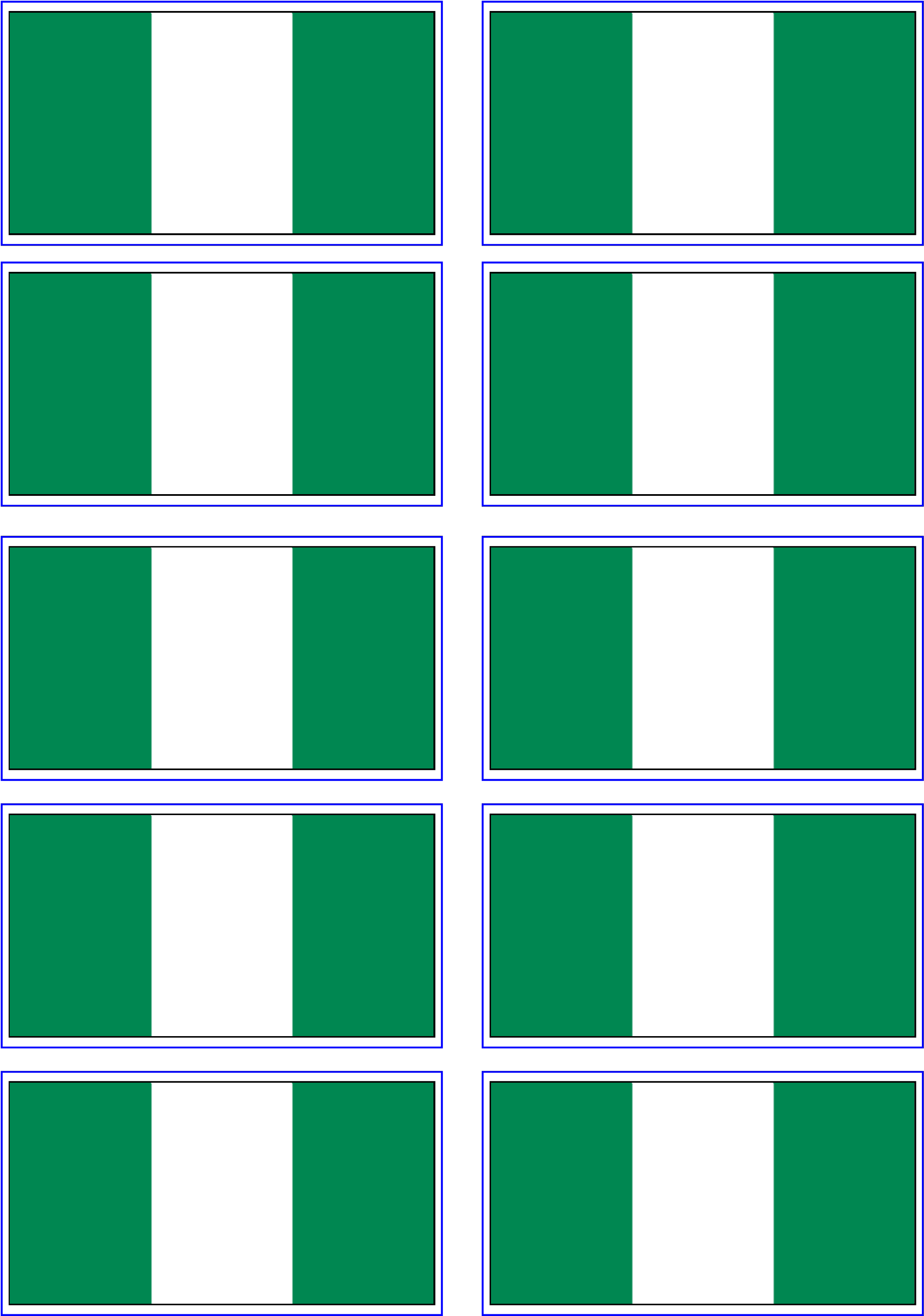 Nigeria Flag Main Image - Flag Of Nigeria (2480x3508), Png Download
