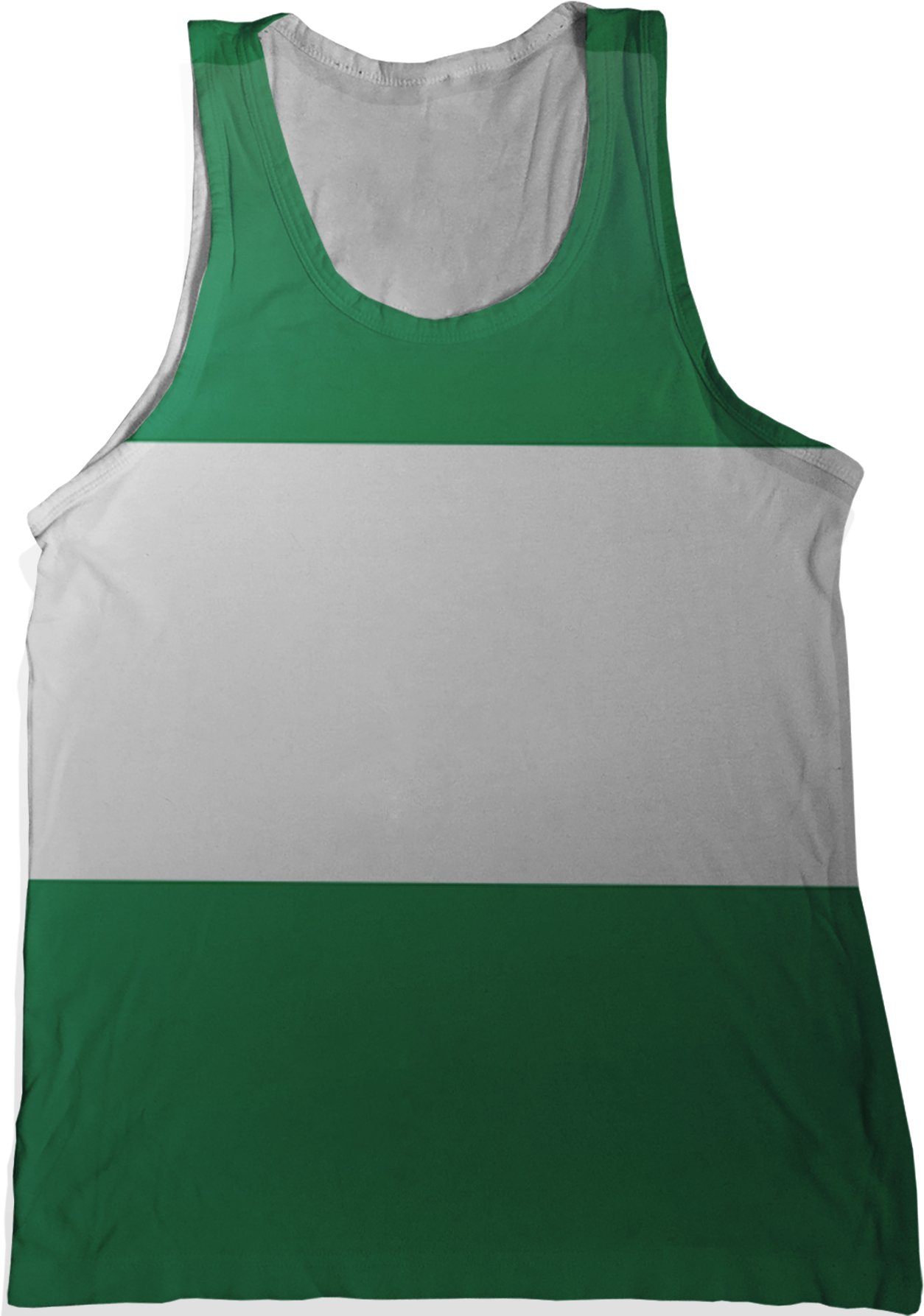 Nigeria Flag Tank Top - French Polynesia (1296x1786), Png Download