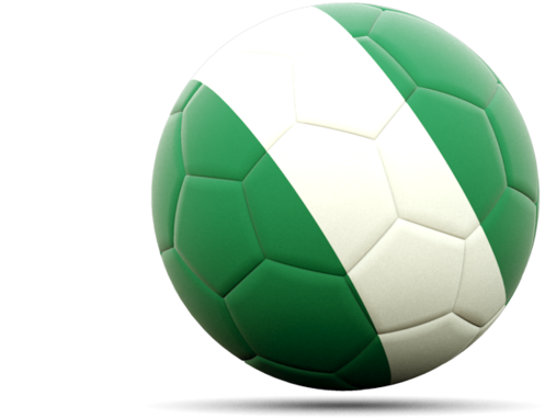 Illustration Of Flag Of Nigeria - Nigerian Flag Soccer Ball (640x480), Png Download