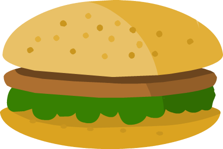 Hamburger - Two Week Old Unrefrigerated Pie (448x300), Png Download