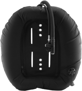 Scubaforce Black Devil 55lb Donut Wing - Black Devil (369x400), Png Download