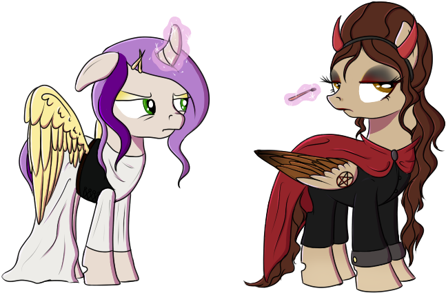 Alternate Hairstyle, Angel, Artist - Cartoon (677x461), Png Download