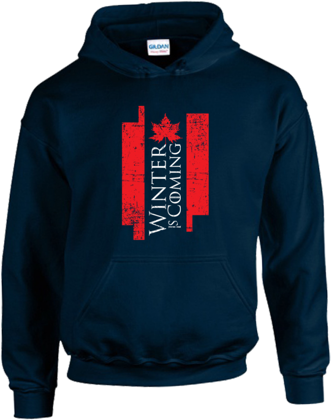 Winter Is Coming Unisex Hoodie - Rugby Is Played By Men With Odd Shaped Balls Hoody, (1000x1000), Png Download