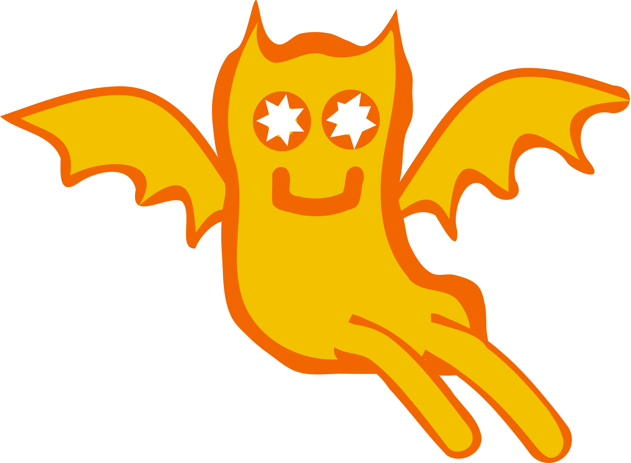Demon Clipart Public Domain (2400x1761), Png Download