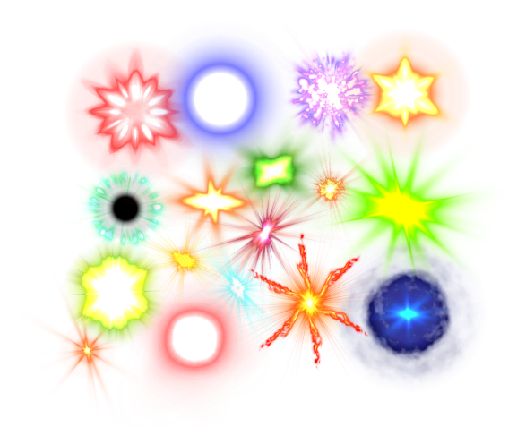 30 Animated Flare Fx - Game Fx Png (600x500), Png Download