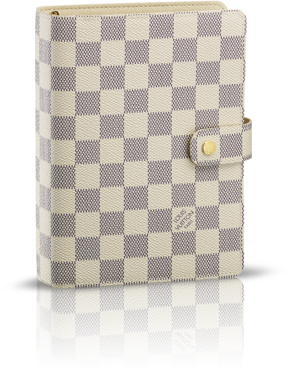 Louis Vuitton Medium Ring Agenda Cover Damier Azur - Iphone X Cover Lv (900x900), Png Download