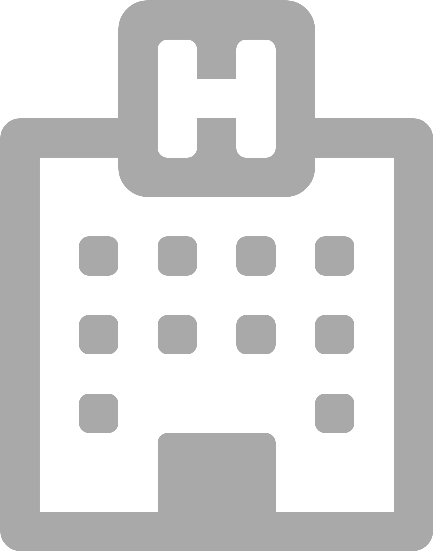 Solutions - Hospital Icon Font Awesome (1792x1792), Png Download