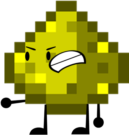 Glowstone Dust - Minecraft Glowstone Dust (434x470), Png Download