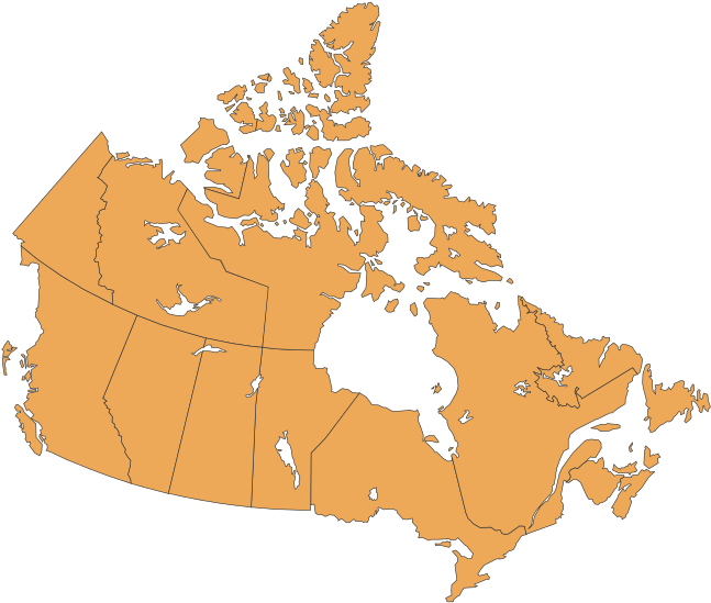 Map Of Canada - New Westminster Canada Map (660x570), Png Download