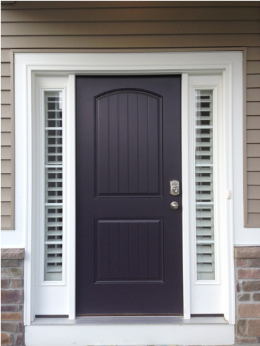Doors, Exterior Door With Window That Opens Entry Doors - Front Doors With Side Windows (770x495), Png Download