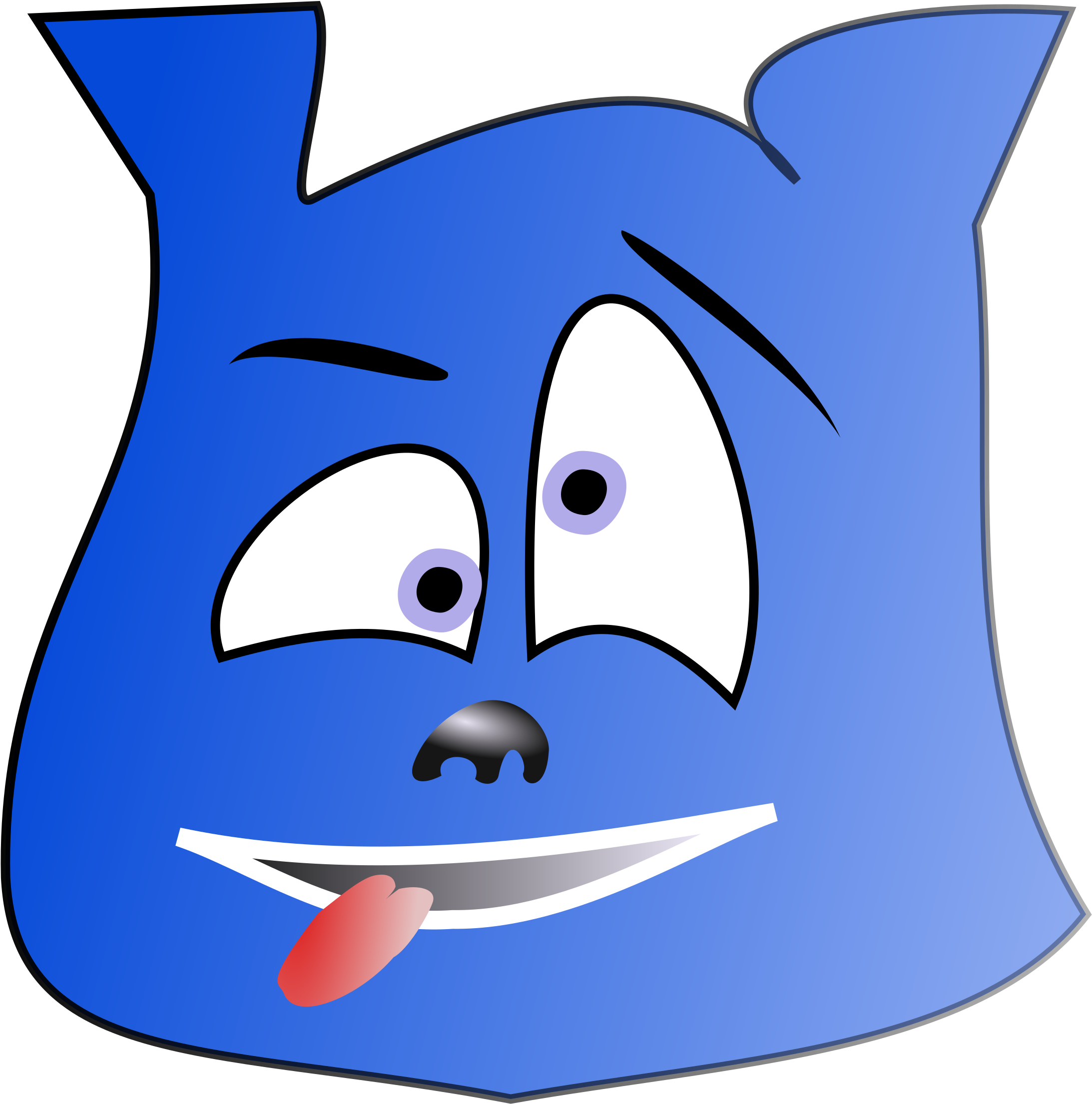 This Free Icons Png Design Of Emotion Grimace (2400x2400), Png Download
