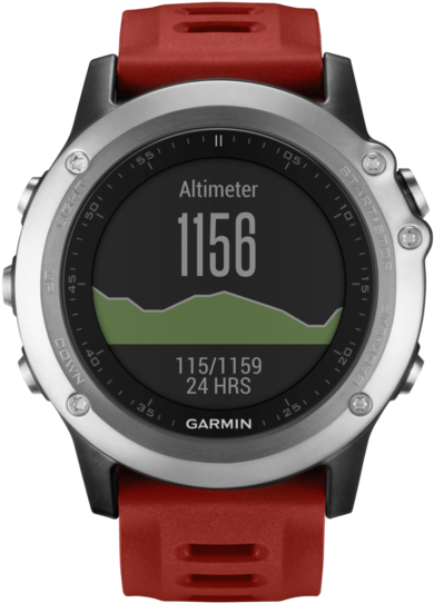 Garmin Outdoors Garmin Fenix 3 Gps Watch Silver With - Garmin Fenix 3 Silver Bundle With Heart Rate Monitor (494x600), Png Download