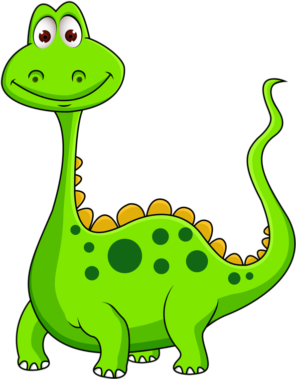 Яндекс - Фотки - Cartoon Dinosaur Transparent Background (643x800), Png Download