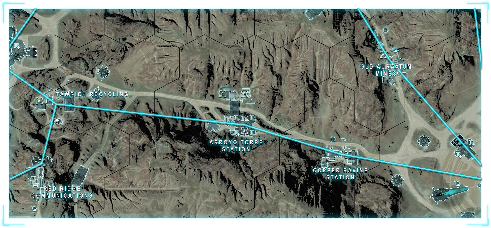 Arroyo Torre Station Lattice - Aerial Photography (1982x936), Png Download