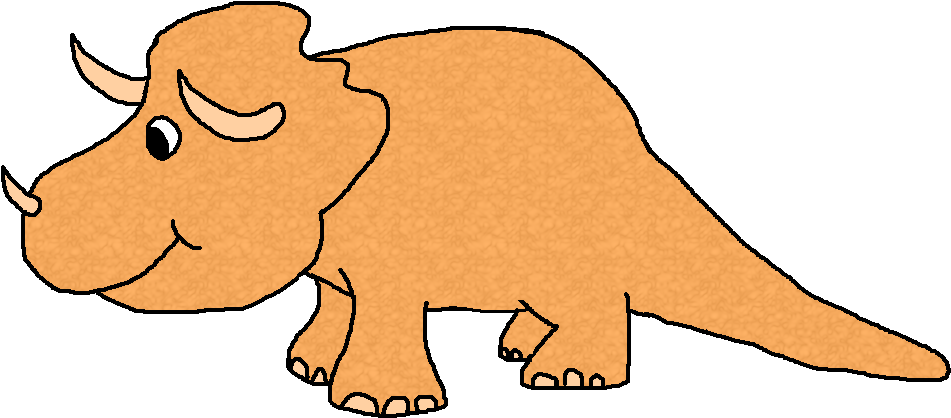 Dinosaur Clipart Orange Dinosaur - Orange Dinosaurs Clipart (971x436), Png Download