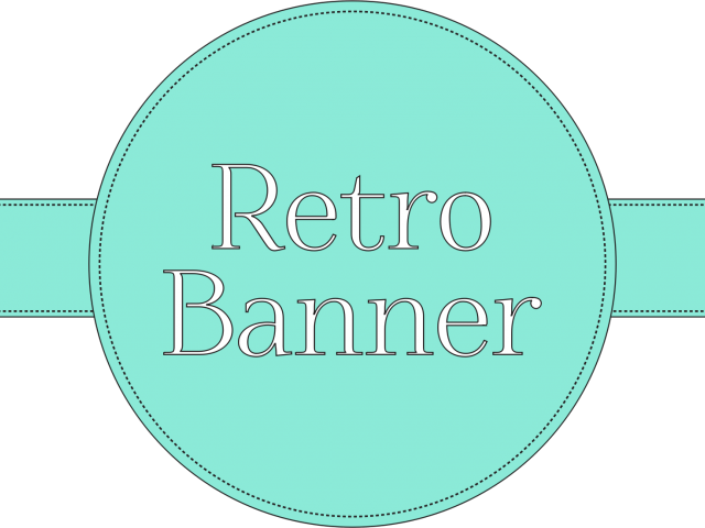 Retro Banner Cliparts - Clip Art (640x480), Png Download