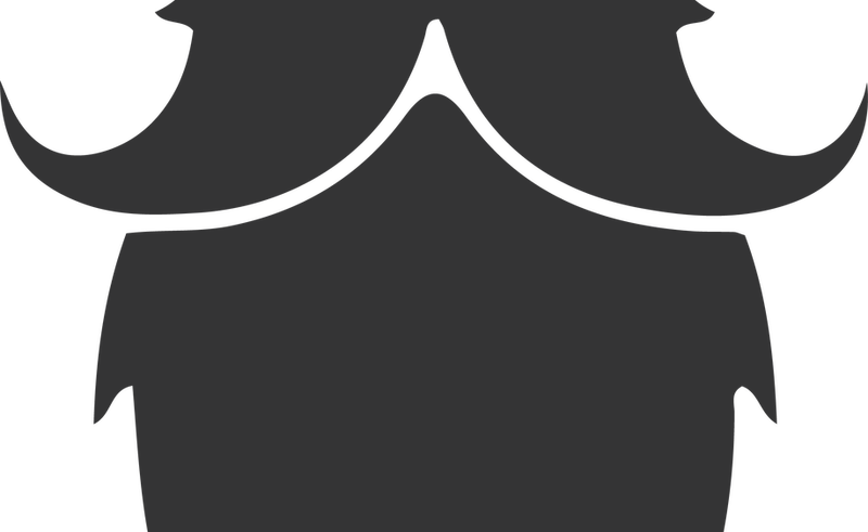 19 Beard Png Freeuse Stock Minimalist Huge Freebie - Beard (800x491), Png Download