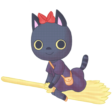 New Leaf Animal Crossing - Animal Crossing Kiki's Delivery Service (500x500), Png Download