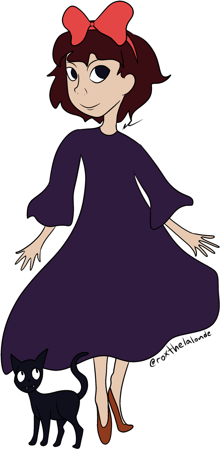 Kiki And Jiji - Jiji (1280x1602), Png Download