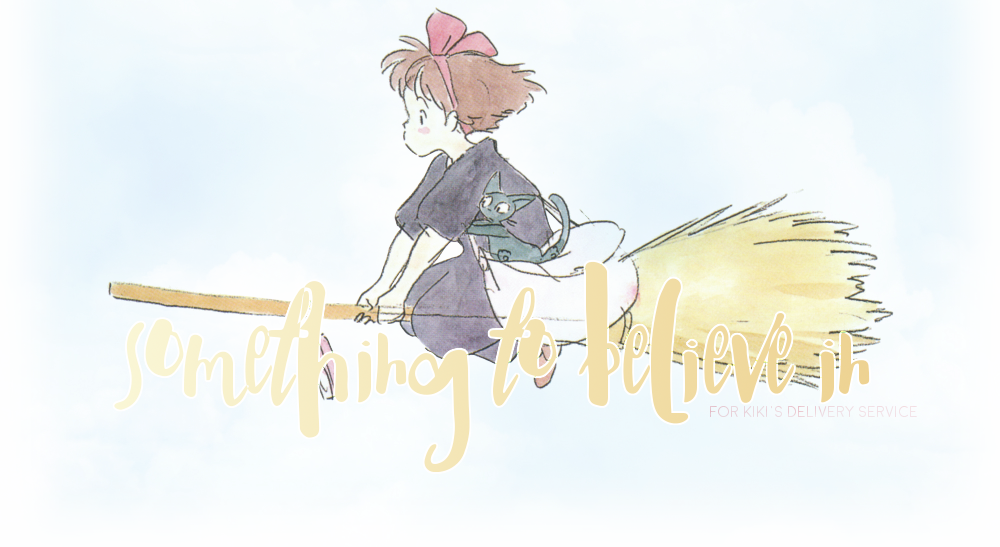 [something To Believe In] Kiki's Delivery Service - Kiki's Delivery Service (1000x547), Png Download