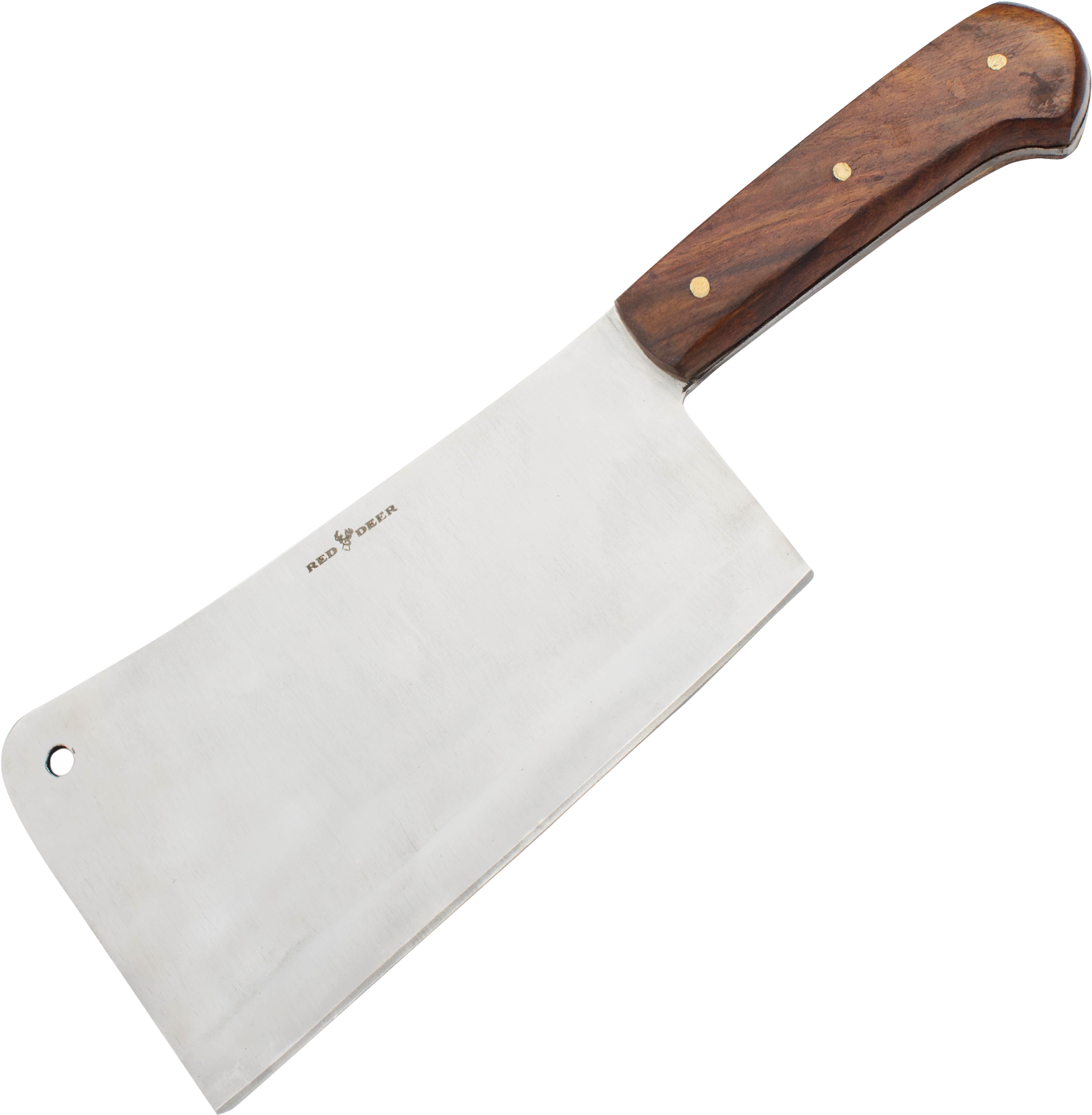 Wooden Handle 13 Inch Meat Cleaver With Full Tang Blade, - Meat Cleaver Wooden Handle (1800x1800), Png Download
