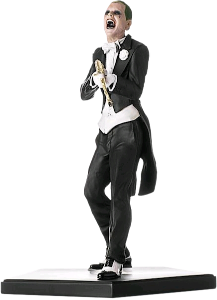 Suicide Squad Joker - Joker (suicide Squad) 1:10 Art Scale Iron Studios Statue (435x600), Png Download