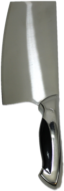 Hamilton Beach Stainless Steel 7 Triple Rivet Cleaver - Steel (700x467), Png Download