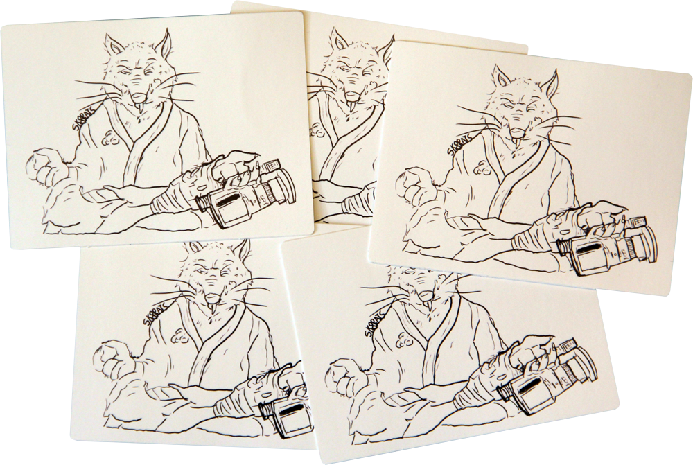 Image Of Sk8rats Master Splinter Meditation Sticker - Sketch (1000x671), Png Download
