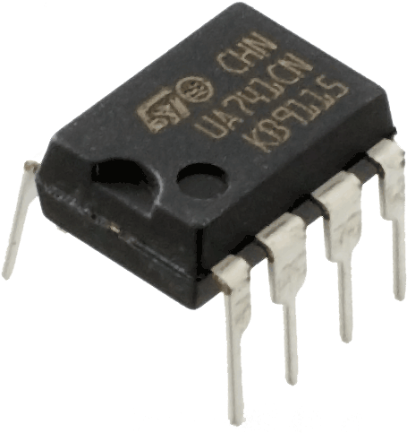 741 Op Amp - Opamp 741 (487x487), Png Download
