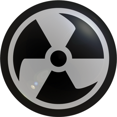 Splinter Faction - Radiation Sign (400x400), Png Download