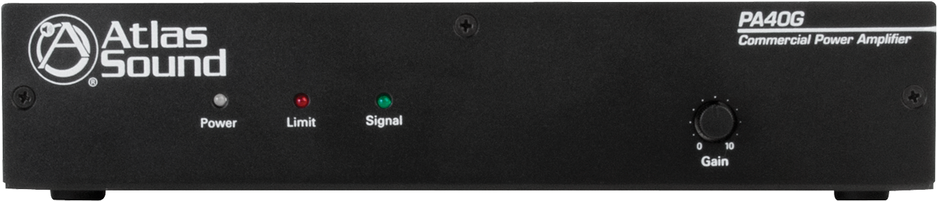Atlas Sound Tsd-pa122g 12 Watt Stereo Audio Amplifier (1556x640), Png Download